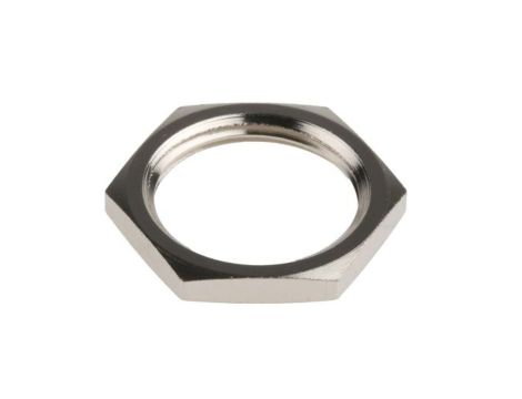 Nakrętka do dławnic kablowych, M20, materiał: Mosiądz platerowany niklem, RS PRO