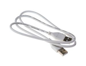 Kabel USB, dł. 0.8m, kolor: Biały