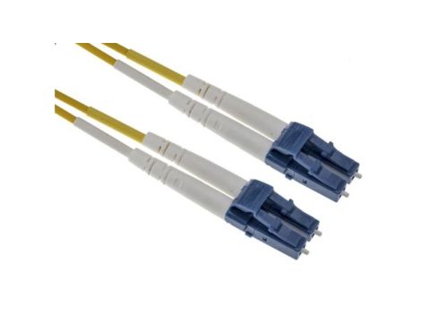 Kabel światłowodowy, OS1 Jednomodowy, Żółty, LC / LC