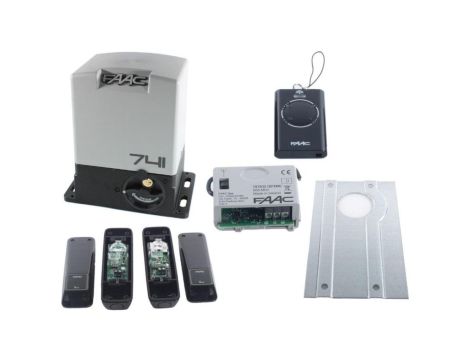 Zestaw Delta 3 - FAAC 741 do 900KG napęd do bramy przesuwnej