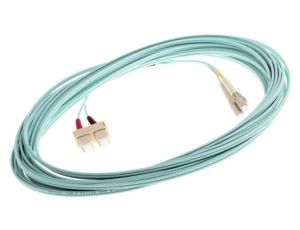 Kabel światłowodowy, średnica: 900m, OM4 Wielomodowy, Niebieski, LC/SC