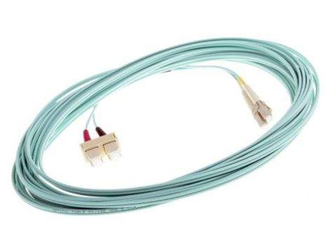 Kabel światłowodowy, średnica: 900m, OM4 Wielomodowy, Niebieski, LC/SC