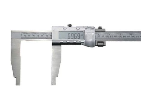 Suwmiarka z noniuszem, 0,02 mm, 0,01 mm, jednostki metryczne i brytyjskie, RS PRO