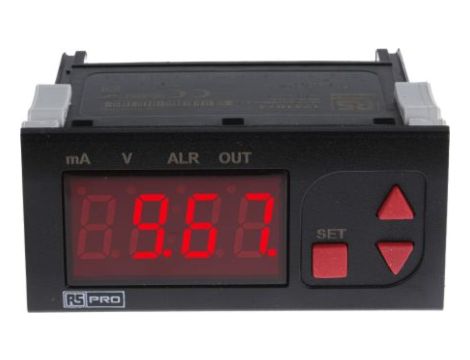 Wskaźnik temperatury, Uz 24 V AC, 77 x 35mm