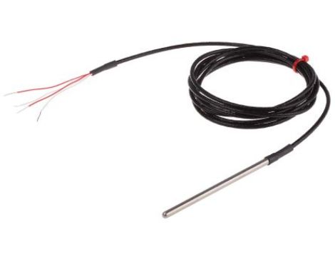 Termopara typ PT 100, -50C do +250C 100mm kabel 2m, Stal nierdzewna