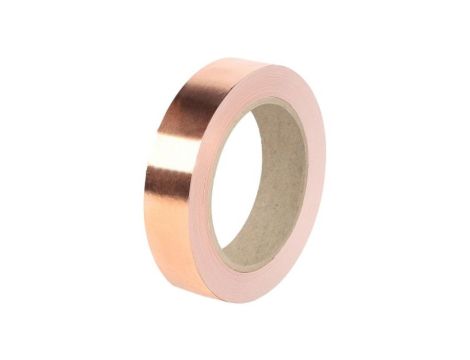 Taśma metalizowana, 0.06mm BS EN 60454 – część 2 x 19mm x 33m, 4,5 N/cm, RS PRO