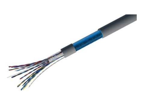 Kabel telefoniczny, 100m, 3-parowy, ekranowany, Szary 300 V AC, RS PRO, Odporność na ogień 6