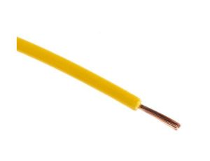 Kabel trzynormowy, dł. 100m 0,75 mm, 14 A, 1 kV DC, 600 V AC, Maks. +105C Żółty Zgodność z trzema normami, RS PRO