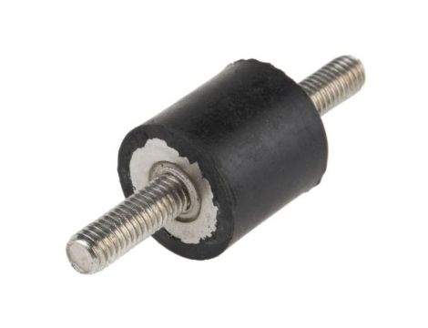 Mocowanie antywstrząsowe, M6, Ø 20mm, materiał: Guma naturalna 60Shore A, RS PRO