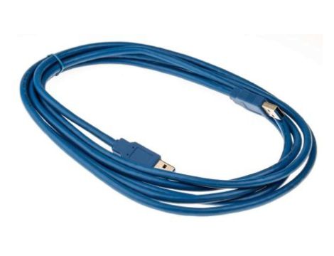 Kabel USB, dł. 3m, kolor: Niebieski