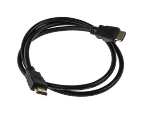 Zespół cyfrowych kabli wideo i monitorowych 1m Wtyk HDMI to Wtyk HDMI Czarny