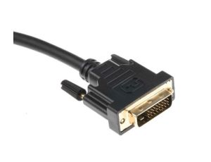 Zespół cyfrowych kabli wideo i monitorowych 10m Wtyk HDMI to Męskie DVI-D Czarny