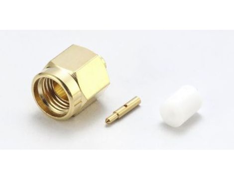 Złącze koncentryczne, 50, 26.5GHz, Męski, Lutowane, Montaż na kablu +165C -65C