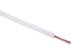 Kabel trzynormowy, dł. 100m 1 mm, 17 A, 1 kV DC, 600 V AC, Maks. +105C Biały Zgodność z trzema normami, RS PRO