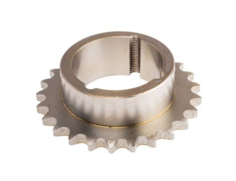 Koło łańcuchowe drabinkowe, 25 zębów, 12B-1, Nakrętka stożkowa, śr toczna: 152mm, Stal