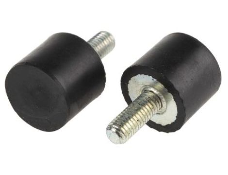 Mocowanie antywstrząsowe, M8, Ø 25mm, materiał: Guma naturalna 60Shore A, RS PRO