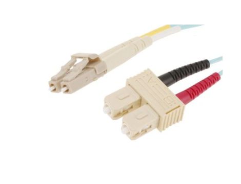 Kabel światłowodowy, średnica: 900m, OM3 Wielomodowy, Niebieski, LC/SC