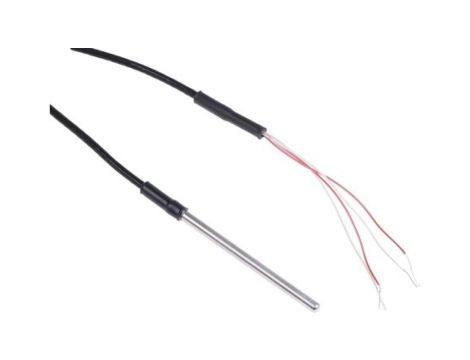 Termopara typ PT 100, -50C do +250C 50mm kabel 2m, Stal nierdzewna