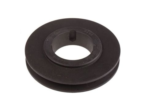 Krążek, śr. całkowita: 130.5mm, śr. otworu: 42mm, l. rowków: 1, Żeliwo, stal