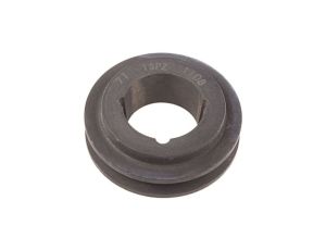 Krążek, śr. całkowita: 75mm, śr. otworu: 28mm, l. rowków: 1, Żeliwo, stal