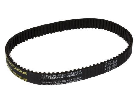 Pas zębaty x 15mm, 475mm, RS PRO