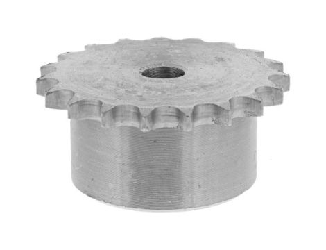 Koło łańcuchowe drabinkowe, 19 zębów, 06B-1, Pilot, śr otworu: 12mm, śr toczna: 57.87mm, Stal