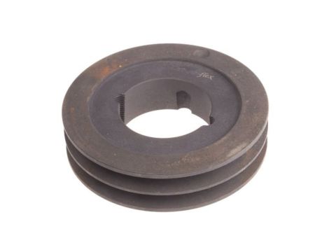 Krążek, śr. całkowita: 144mm, śr. otworu: 42mm, l. rowków: 2, Żeliwo, stal