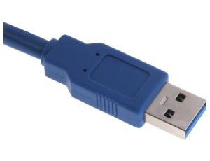 Kabel USB, dł. 1m, kolor: Niebieski