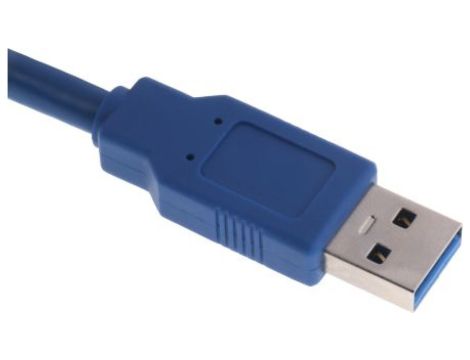 Kabel USB, dł. 1m, kolor: Niebieski