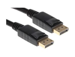 Zespół cyfrowych kabli wideo i monitorowych 5m Męskie DisplayPort to Męskie DisplayPort Czarny