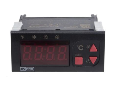 Regulator temperatury wł./wył. 3-wyjściowy, Uz 24 V AC/DC, 77 x 35mm