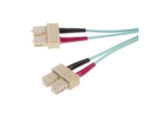 Kabel światłowodowy, średnica: 900m, OM4 Wielomodowy, Niebieski, SC/SC