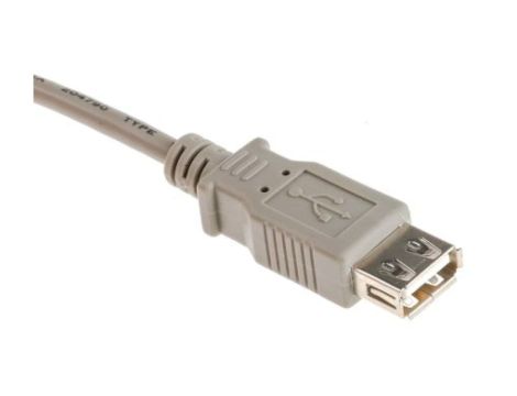 Kabel USB, dł. 1m, kolor: Szary