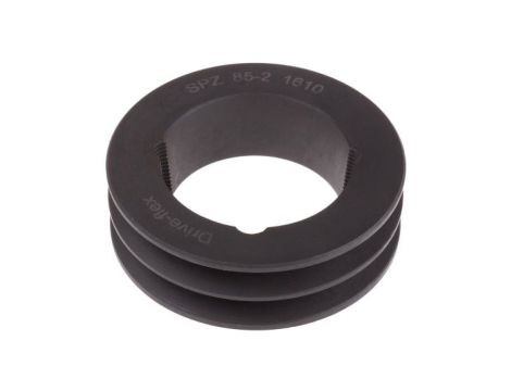 Krążek, śr. całkowita: 89mm, śr. otworu: 42mm, l. rowków: 2, Żeliwo, stal