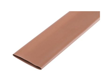 Osłona termokurczliwa brązowa 2:1, średnica 38mm, dł. 1.2m, RS PRO