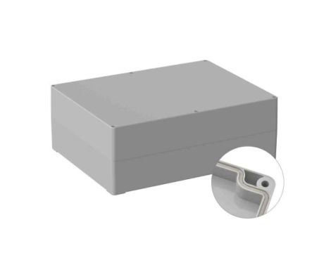 Obudowa ogólnego użytku ekranowana Szary IP66 Silikon, 230 x 300 x 110mm, RS PRO 5U2