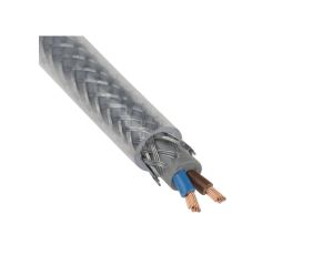 Kabel sterowniczy SY 2 rdzeniowy , Ekranowany, izolacja Polichlorek winylu PVC, D 9.5mm , 50m