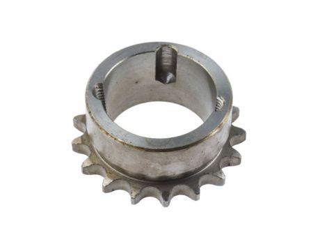 Koło łańcuchowe drabinkowe, 17 zębów, 06B-1, Nakrętka stożkowa, śr toczna: 51.83mm, Stal