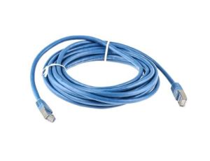 Kabel kategorii 6, Niebieski, Wtyk RJ45/męski RJ45dł.: 5m, mat. koszulki: PVC