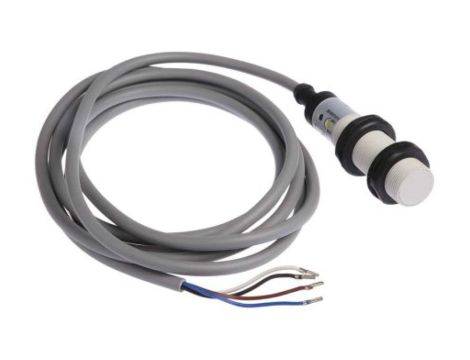 Czujnik pojemnościowy NPN 5 mm cylindryczny M18 x 1 15 mA 10→ 30 V DC IP67