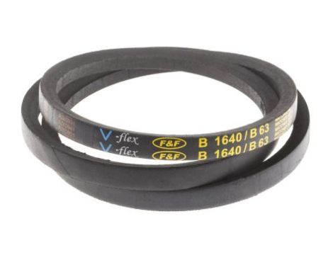 Pas napędowy, profil B, materiał: PET, guma, 17mm x 11mm x 1.6m, RS PRO