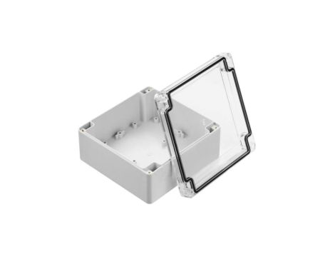 Obudowa ekranowana Szary IK07, IP67 Poliuretan, 134.75 x 134.75 x 60.1mm, RS PRO