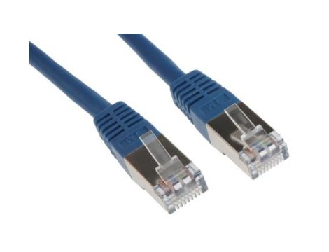 Kabel kategorii 6, Niebieski, Wtyk RJ45/męski RJ45dł.: 3m, mat. koszulki: PVC