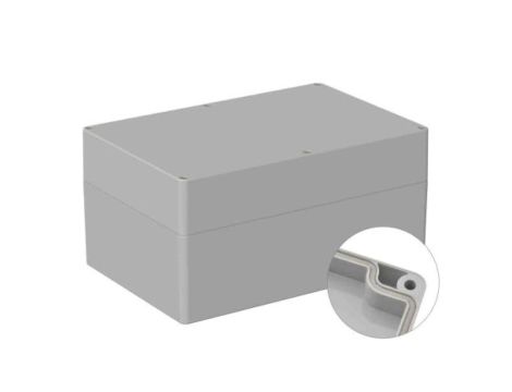 Obudowa ogólnego użytku ekranowana Szary IP66 Silikon, 160.3 x 240.3 x 120mm, RS PRO 5U3