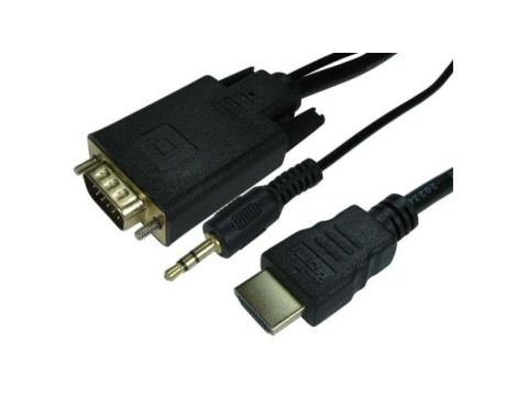 1.8MTR HDMI TO VGA CABLE WITH AUDIO CABL