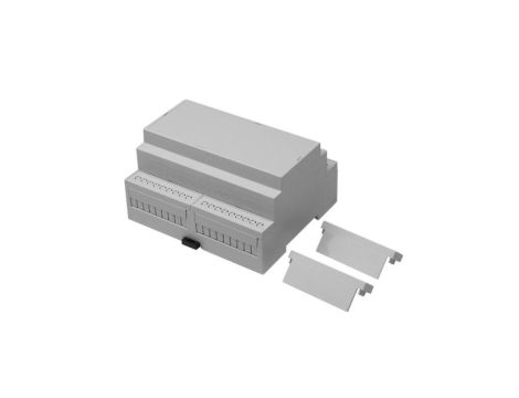 Zestaw obudowy szyny DIN, 106.2 x 90 x 58mm, materiał: Poliwęglan, kolor: Jasnoszary, IP20, RS PRO