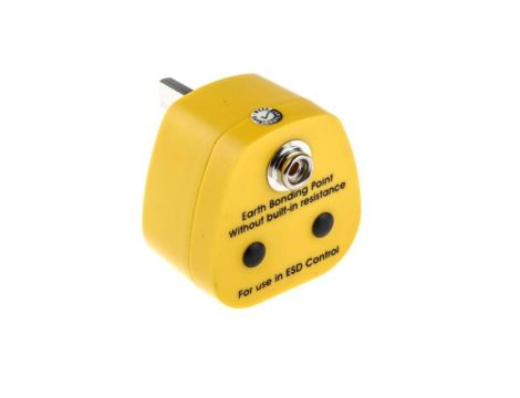 Wtyk uziemiający ESD Tak, RS PRO Brytyjski