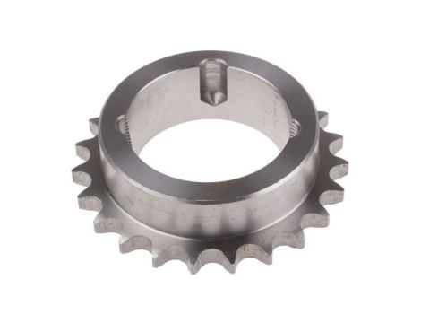 Koło łańcuchowe drabinkowe, 23 zębów, 08B-1, Nakrętka stożkowa, śr toczna: 93.27mm, Stal