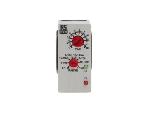 Timer Relay 1 funkcyjny DPDT DPDT 12 → 240V ac/dc