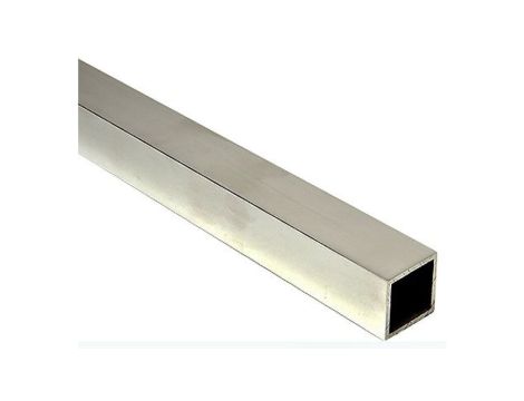 Rura metalowa, profil: Kwadrat, dł.: 1m, wys.: 1 1/2cal, gr.: 10SWG, szer.: 1 1/2cal, 6063-T6